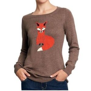 Old Navy Beige Tan Fox Sweater - medium